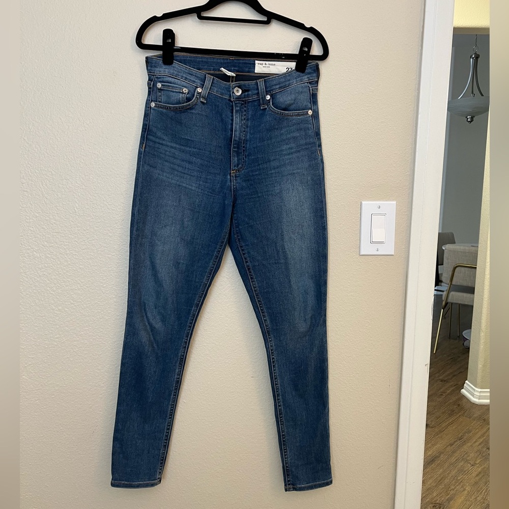 Rag and bone Nina high-rise ankle skinny Jean